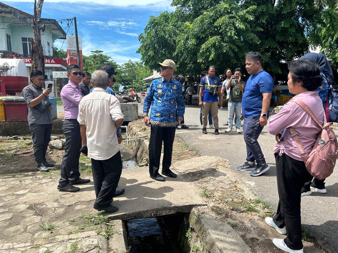 Komentar Wabup Yus Derahman Usai Tinjau Beberapa Selokan di Mentok